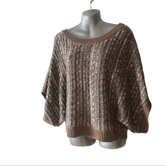 Vintage BCBGeneration Multi-Stitch Cotton Blend Oversized Sweater. - Picture 7 of 10